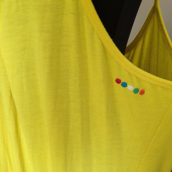 COOGI Yellow Ruffled Mini Dress - Picture 4 of 9
